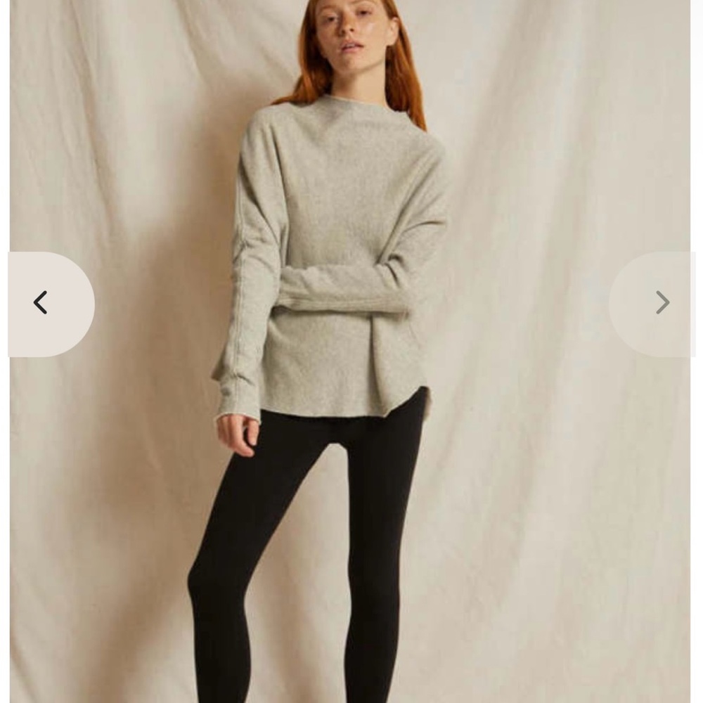 Perfectwhitetee Light Gray Turtleneck Sweater